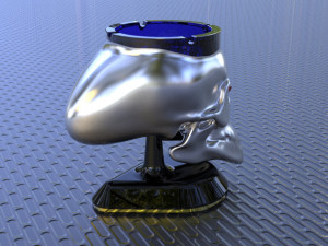 alien skull 3D Print Model
