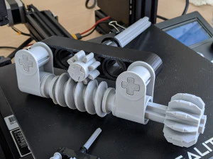 mini digger 3D Print Model