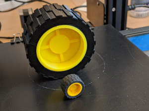 mini digger Model Cetak 3D