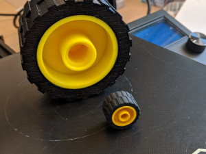 mini digger Model Cetak 3D