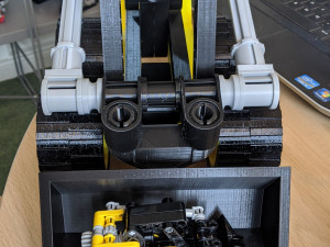 mini digger Model Cetak 3D