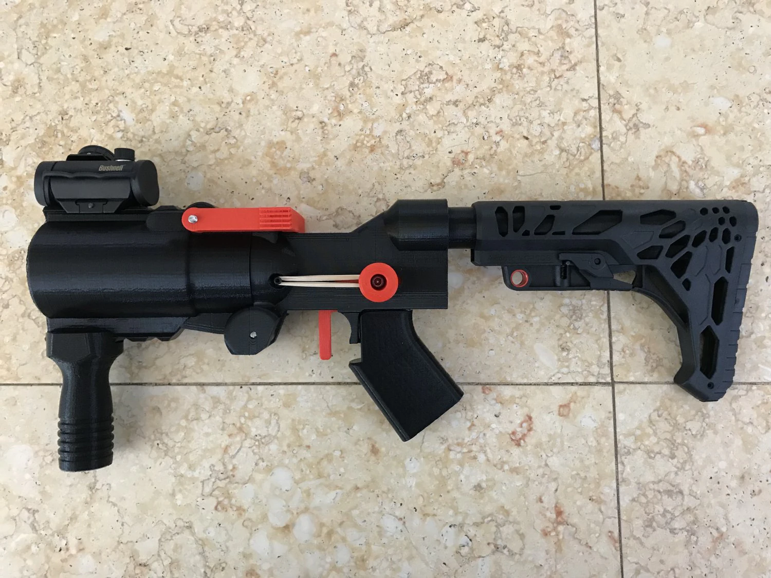 boom stick grenade launcher v2 3D Print Model .c4d .max .obj .3ds .fbx .stl .blend
