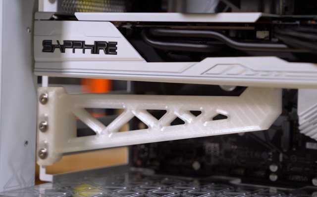 gpu support bracket 3D 打印模型 .c4d .max .obj .3ds .fbx .stl .blend 