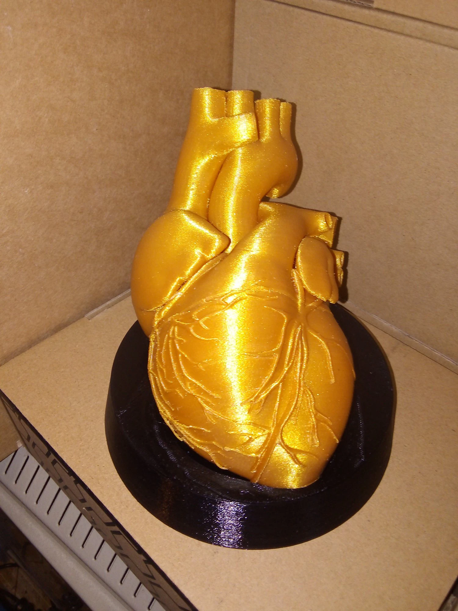 the-golden-heart 3D Print Model .c4d .max .obj .3ds .fbx .stl .blend 