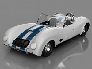 vintage roadster 3D 模型