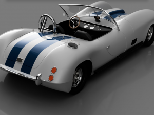 vintage roadster 3D Modell