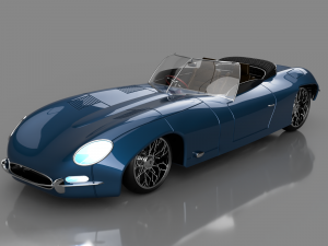 jaguar etr Model 3D