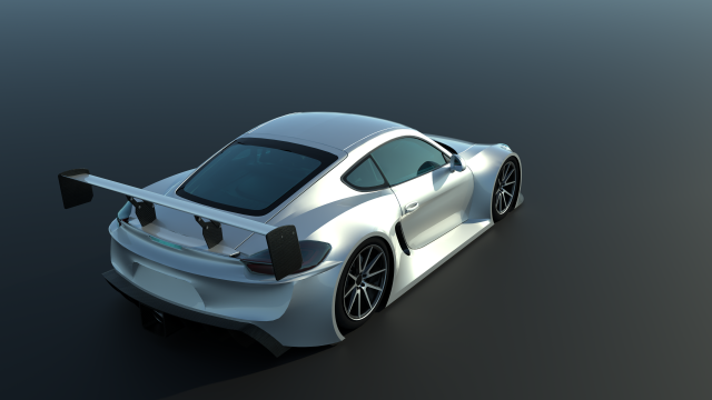 porsche cayman 3D Model .c4d .max .obj .3ds .fbx .stl .blend 