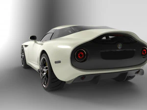 阿尔法罗密欧扎加托 3D 模型