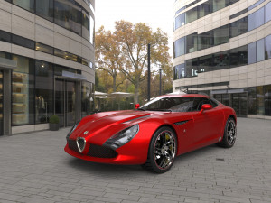 alfa romeo zagato 3D Модель