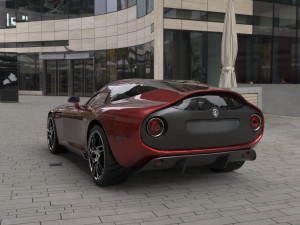 alfa romeo zagato 3D Модель