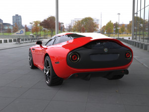 alfa romeo zagato 3D Модель