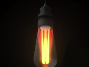 incandescent lamp Model 3D