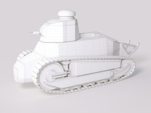 toy tank 3Dモデル