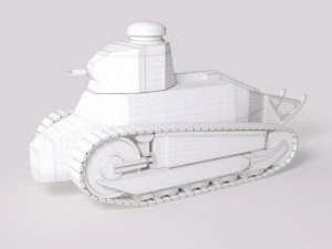 toy tank 3D Model