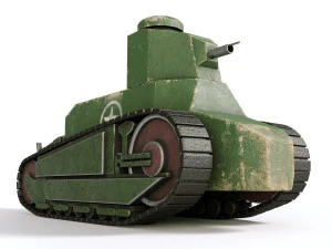 toy tank 3D Model
