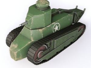 toy tank 3Dモデル