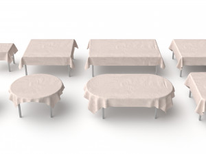 tablecloth pack 3D Model