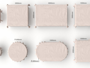 tablecloth pack 3D Модель