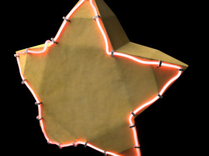 neon star 3Dモデル