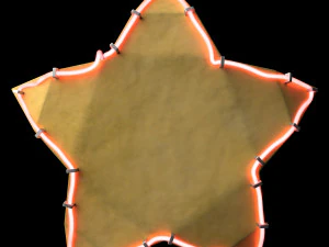 neon star 3D Model