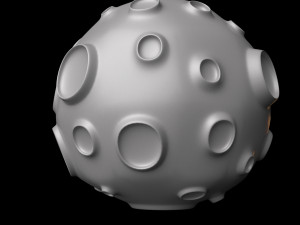 moon 3D Model