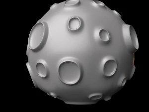 moon 3D Model
