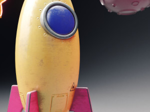 toy rocket 3D Модель