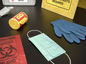 bio hazard pack 3D मॉडल