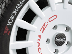 oz rally racing white wheel 3D Model