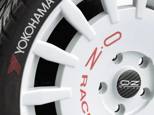 oz rally racing white wheel 3D Model