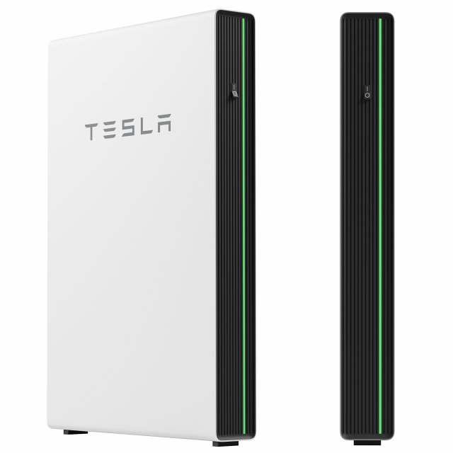 tesla powerwall 3D 模型 .c4d .max .obj .3ds .fbx .stl .blend 
