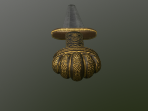 sword of ancient russia low poly 3D Model