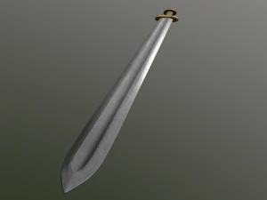 sword of ancient russia low poly 3D Model