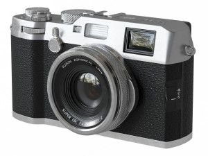 compact premium fujifilm x100f silver camera 3D Model