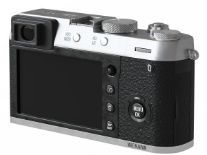 compact premium fujifilm x100f silver camera Modelo 3D