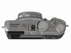 compact premium fujifilm x100f silver camera 3D Model