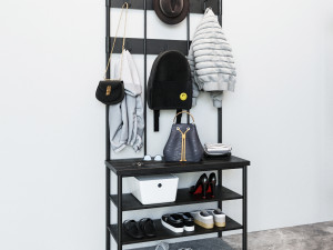 pinnig hanger with shoe section 3D 모델