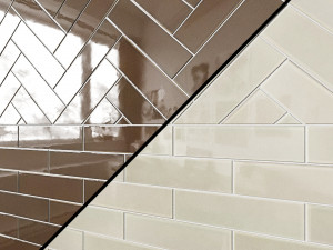 zenia 25 x 9 matte floor wall tile in gravity 3D Модель