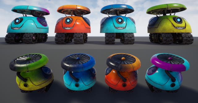 drone scout little borgi 3D Модель .c4d .max .obj .3ds .fbx .stl .blend 