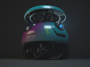 drone scout little borgi 3D Модель
