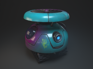 drone scout little borgi 3D Модель