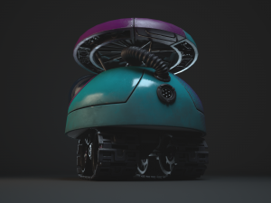 drone scout little borgi 3D Модель