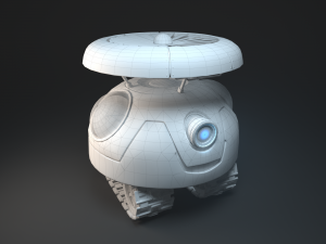 drone scout little borgi 3D Модель
