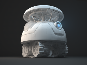 drone scout little borgi 3D Модель
