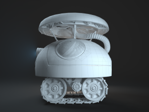 drone scout little borgi 3D Модель