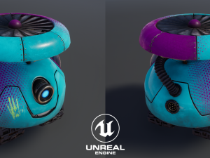 drone scout little borgi 3D Модель