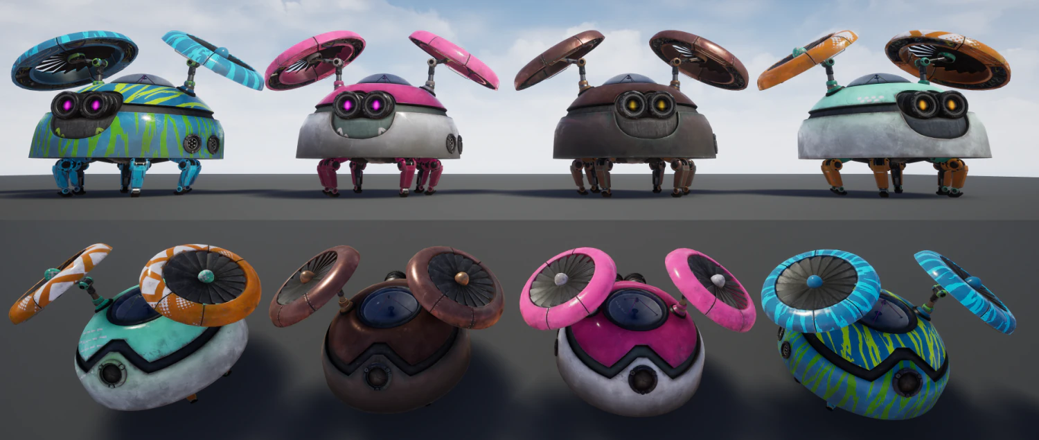 drone scout klo-klo 3D Model .c4d .max .obj .3ds .fbx .stl .blend 