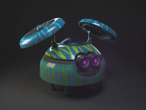 drone scout klo-klo 3D Model