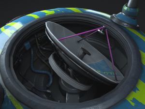 drone scout klo-klo Model 3D